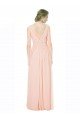 Shop Full Length Chiffon Bridesmaid Dress with V-Front and Back Sydney