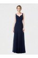 Long Chiffon Bridesmaid Dress with Sweetheart Neckline and Shoulder Straps Sydney