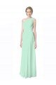 Shop One Shoulder Chiffon Bridesmaid Dress with Asymmetrical Ruched Bodice Sydney