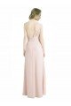 Full Length Chiffon Bridesmaid Dress with One Wide Shoulder Strap Sydney