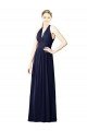 V-Neck Halter Long Open Back Chiffon Bridesmaid Dress Sydney