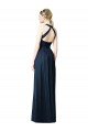V-Neck Halter Long Open Back Chiffon Bridesmaid Dress Sydney