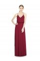 Shop Full Length V-Neck A-Line Chiffon Boho Bridesmaid Dress Sydney
