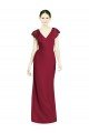 Shop V-Neck V-Back Long Chiffon Bridesmaid Dress Sydney
