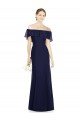 Shop Off the Shoulder Full-Length Trumpet Chiffon Bridesmaid Dress Sydney
