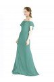 Off the Shoulder Bohemian Chiffon Bridesmaid Dress Sydney
