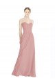 Shop Daped A-Line Chiffon Bridesmaid Dress with Pleated Sweetheart Bodice Sydney