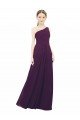 Shop One Shoulder Chiffon Bridesmaid Dress with Draped Bodice Sydney