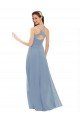 Shop Sexy Chiffon Bridesmaid Dress with V-Neck Lace Bodice Sydney