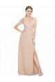 Shop Chiffon Bridesmaids Dress with Matching Chiffon Tie Sash Sydney