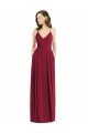 Shop Pleated Skirt Chiffon Maxi Bridesmaid Dress with Pockets Sydney