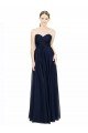 Strapless Sweetheart Long Chiffon Bridesmaid Dress Low Back Sydney