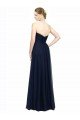 Strapless Sweetheart Long Chiffon Bridesmaid Dress Low Back Sydney