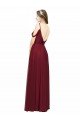 Shop Off the Shoulder V-Neck Petite Chiffon Bridesmaid Dress with Open Back Sydney