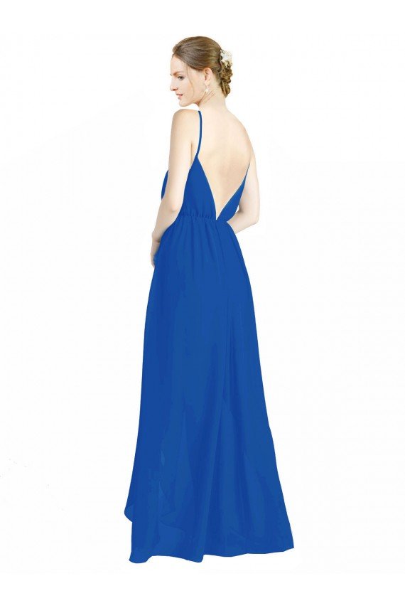 Shop Sleeveless Surplice Chiffon Bridesmaid Dress with Spaghetti Straps Sydney