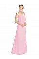 Shop Spaghetti Straps A-Line Chiffon Bridesmaid Dress Low Back Sydney