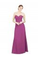 Shop Sweetheart Neckline Pleated Chiffon Bridesmaid Dress with Low Back Sydney