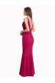 Shop V-Neck Mermaid Chiffon Bridesmaid Dress / Prom Dress with V-Back and Belt Sydney