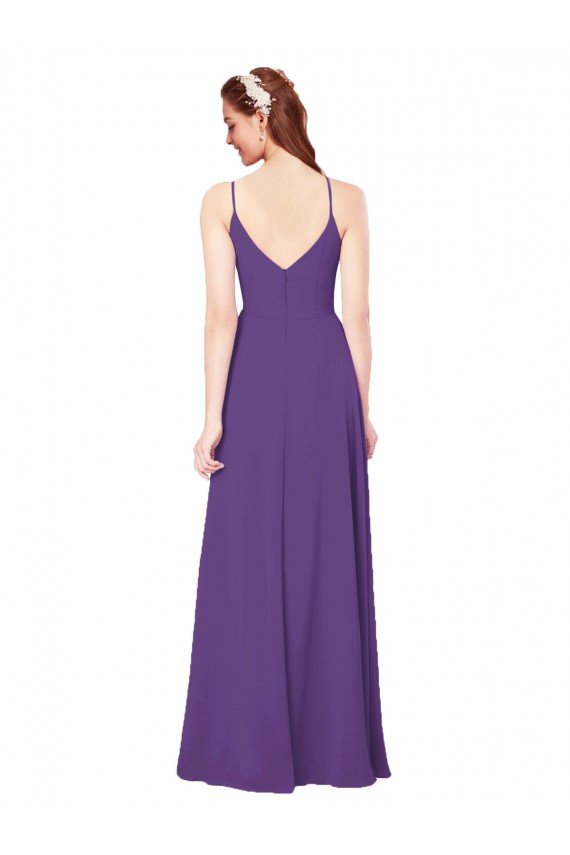 Shop High Halter Chiffon Bridesmaid Dress with Keyhole Sydney