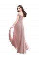 Shop Floor Length Chantilly Lace Off the Shoulder Chiffon Bridesmaid Dress Sydney