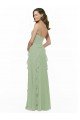 Shop Chiffon Bridesmaid Dress with Ruffles and Draping Sydney