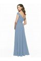 Shop Chiffon Bridesmaid Dress with Classic Off the Shoulder Neckline Sydney