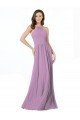 Shop High Halter Chiffon Bridesmaid Dress with Ruffle Details Back Sydney