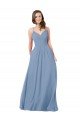 Shop A-Line Ruched V-Neckline Chiffon Bridesmaid Dress Sydney