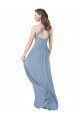 Shop Chiffon Bridesmaid Dress with High Halter Neckline Sydney