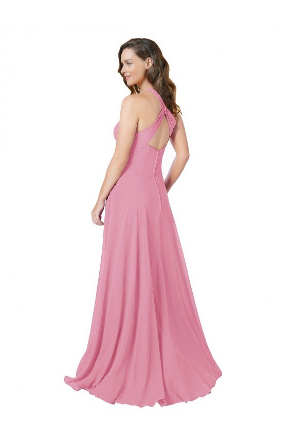 Shop Chiffon Bridesmaid Dress / Prom Dress with Keyhole Front Sydney