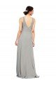 Shop V-Neck Chiffon Bridesmaid Dress with Illusion Gathered Bodice Sydney