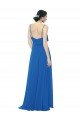 Spaghetti Strap Chiffon Bridesmaids Dress with Asymmetrical Ruffle and Front Slit Sydney