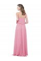Shop Spaghetti Strap Chiffon Bridesmaids Dress with Ruffle Overlay Sydney