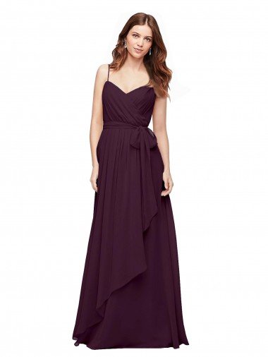 Shop Wrapped Sweetheart Neckline Long Chiffon Bridesmaid Dress  Sydney