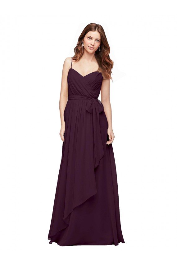 Shop Wrapped Sweetheart Neckline Long Chiffon Bridesmaid Dress  Sydney