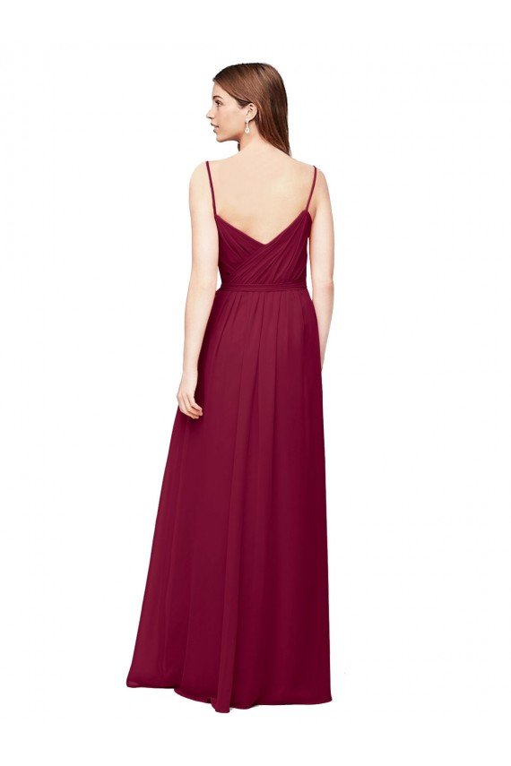 Shop Wrapped Sweetheart Neckline Long Chiffon Bridesmaid Dress  Sydney