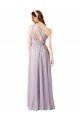 Shop One Shoulder Chiffon Bridesmaid Dress with Front Keyhole and Shirred Bodice Sydney