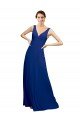 Shop V-Neck Sheath Chiffon Bridesmaid Dress with V-Back Sydney