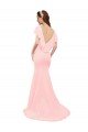Fit and Flare Chiffon Bridesmaid Dress with V-Neck and Flutter Sleeves Sydney