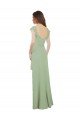 Shop Draped Sweetheart Chiffon Bridesmaid Dress with Ruffled Cap Sleeves Sydney