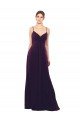 Shop Floor Length A-Line Chiffon Bridesmaid Dress with Criss Cross Back Sydney