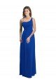 Shop One Shoulder A-Line Chiffon Bridesmaid Dress with Pleated Bodice Sydney