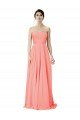 Shop Strapless Chiffon Bridesmaid Dress with Ruched Sweetheart Neckline Sydney