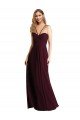 Shop Long Chiffon Bridesmaid Dress with Sweetheart Neckline Sydney