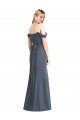 Off the Shoulder Criss Cross Bodice Trumpet Chiffon Bridesmaid Dress Sydney