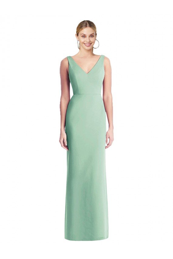 Shop Sleeveless Tie Back Chiffon Trumpet Chiffon Bridesmaid Dress Sydney