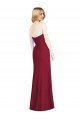 Shop Strapless Chiffon Trumpet Bridesmaid Dress with Front Slit Sydney