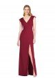 Shop Ruffled Sleeves Mermaid Chiffon Bridesmaid Dress with Front Slit Sydney