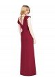 Shop Ruffled Sleeves Mermaid Chiffon Bridesmaid Dress with Front Slit Sydney