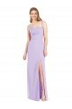 Shop Spaghetti Straps Mermaid Chiffon Bridesmaid Dress with Side Front Slit Sydney